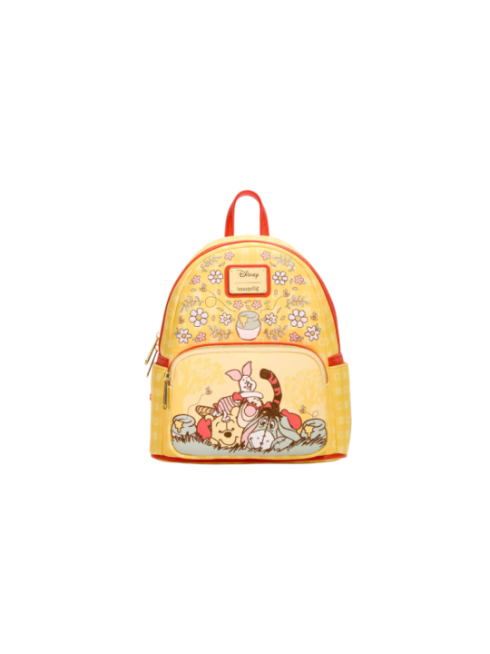 Sac a dos loungefly floral gingham winnie l'ourson