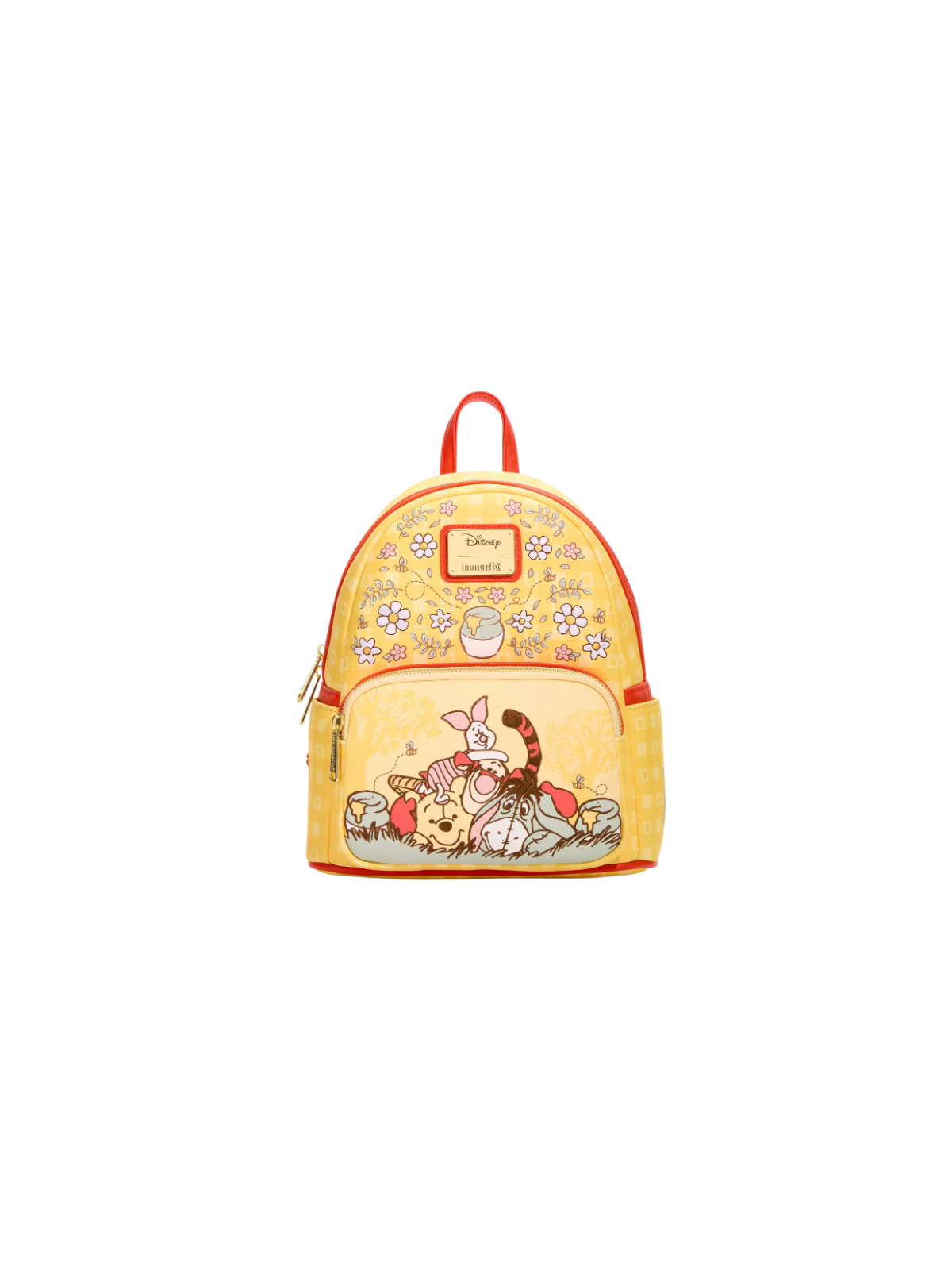 Sac a dos loungefly floral gingham winnie l'ourson
