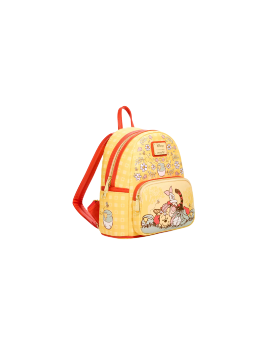 Sac a dos loungefly floral gingham winnie l'ourson