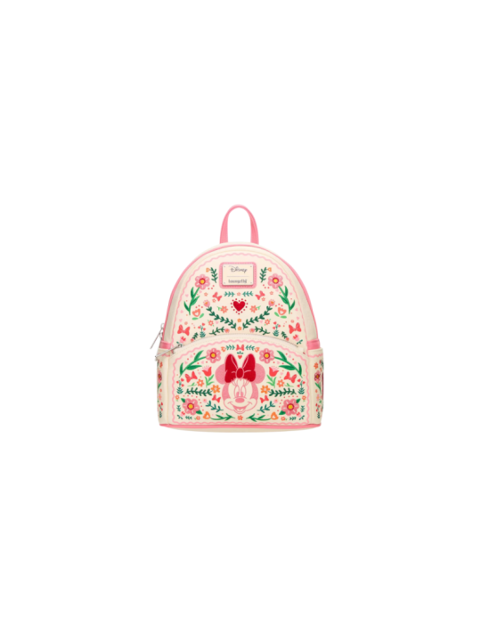 Sac a dos loungefly floral brodé minnie mouse
