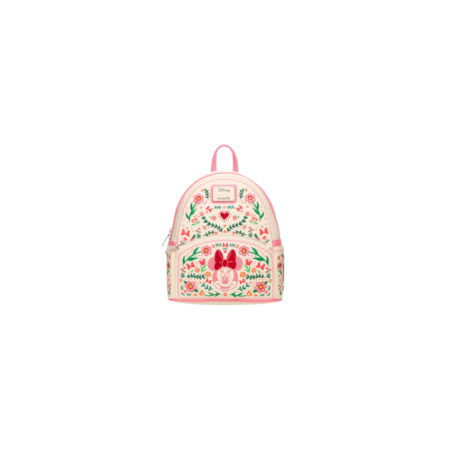 Sac a dos loungefly floral brodé minnie mouse