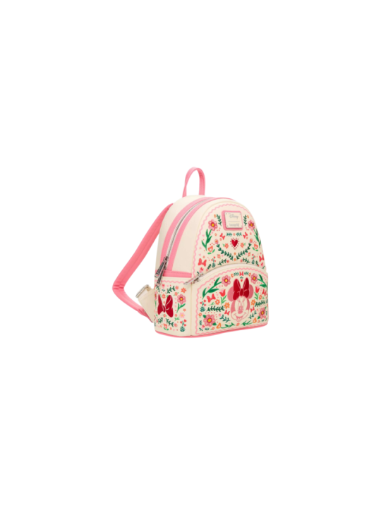 Sac a dos loungefly floral brodé minnie mouse
