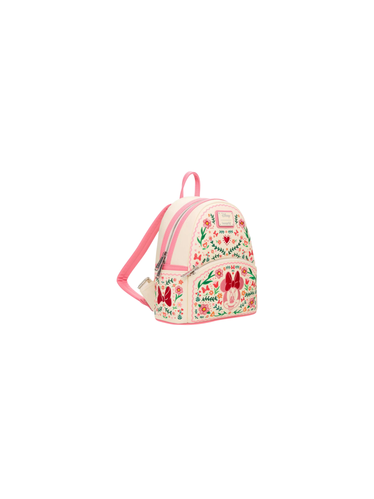 Sac a dos loungefly floral brodé minnie mouse