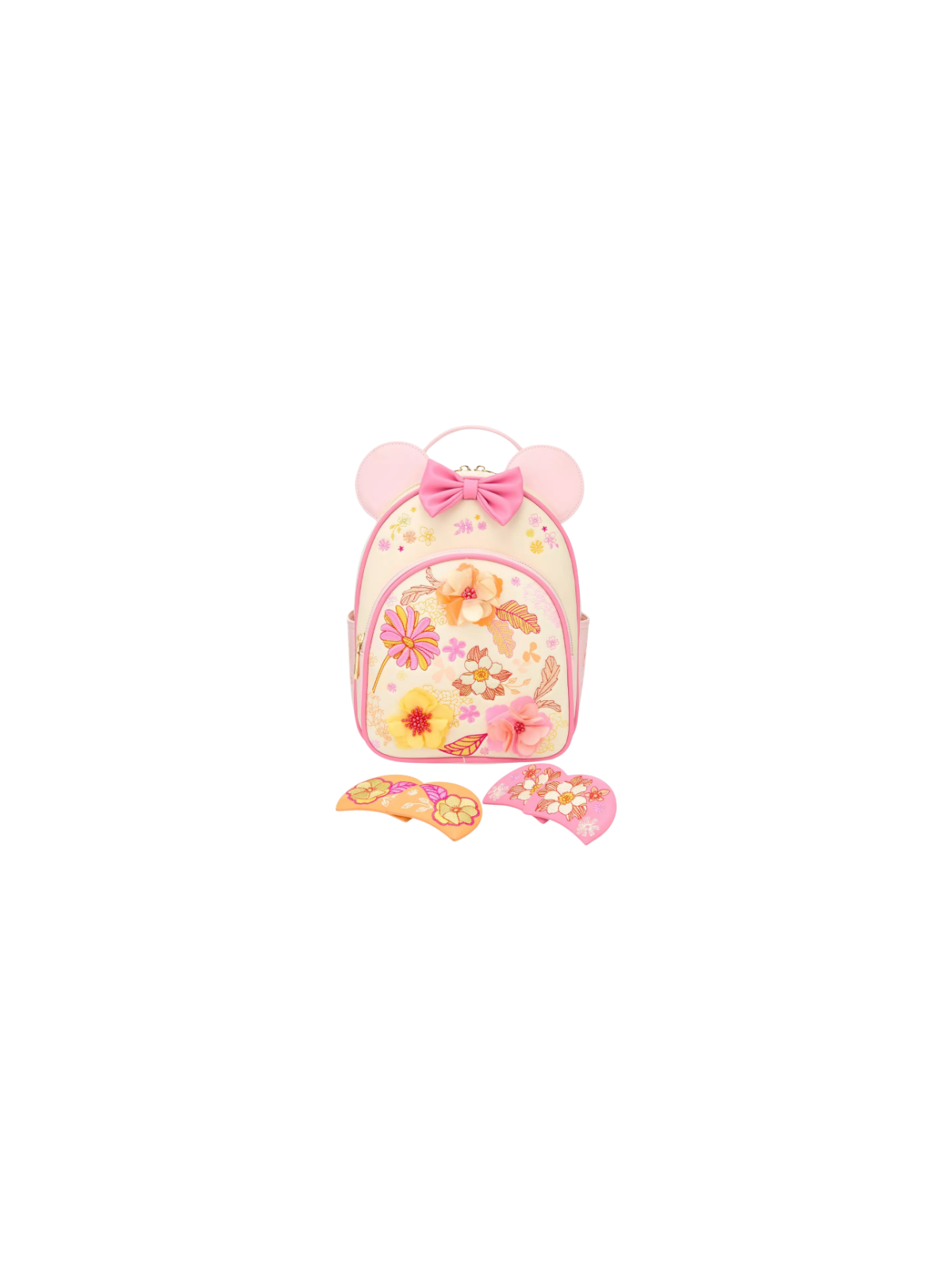 Sac à dos floral magnetic ears Minnie Mouse Disney Import