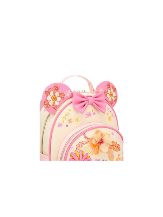Sac à dos floral magnetic ears Minnie Mouse Disney Import