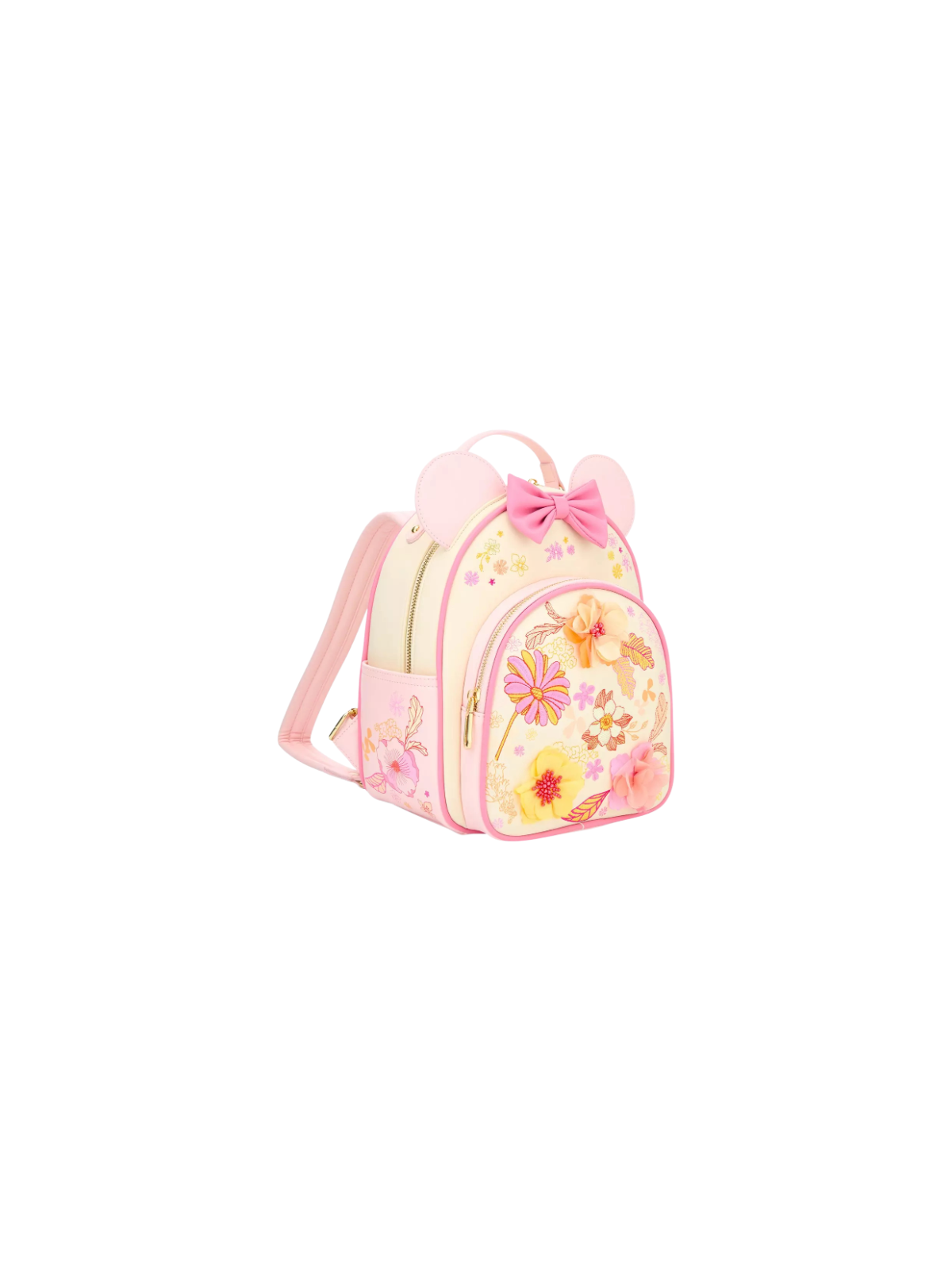 Sac à dos floral magnetic ears Minnie Mouse Disney Import