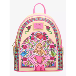 Sac a dos loungefly aurore stained glass portrait la belle au blis dormant