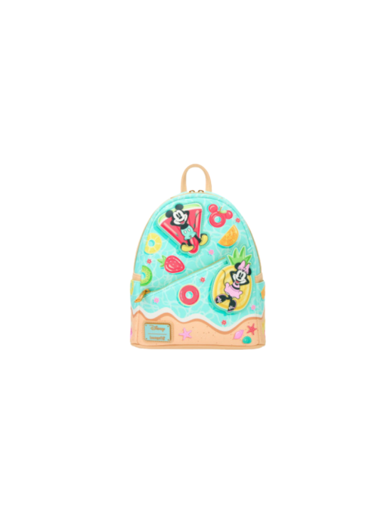 Sac a dos loungefly beach mickey & minnie mouse