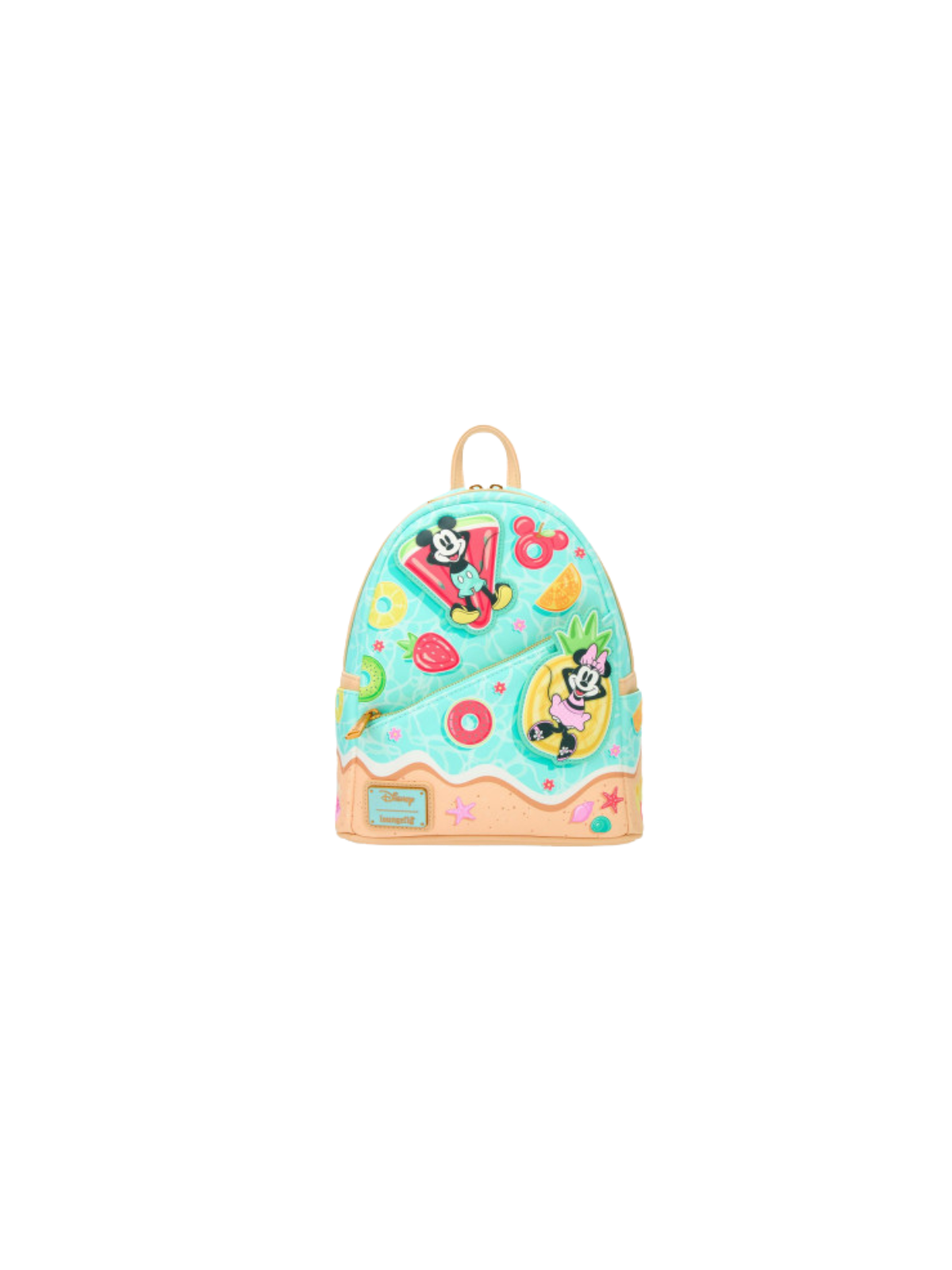 Sac a dos loungefly beach mickey & minnie mouse