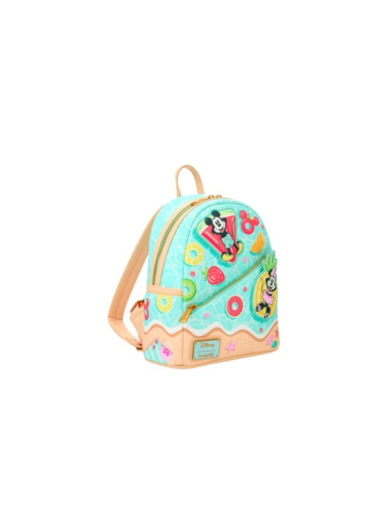 Sac a dos loungefly beach mickey & minnie mouse
