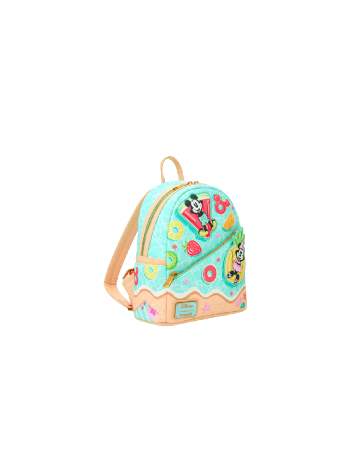 Sac a dos loungefly beach mickey & minnie mouse