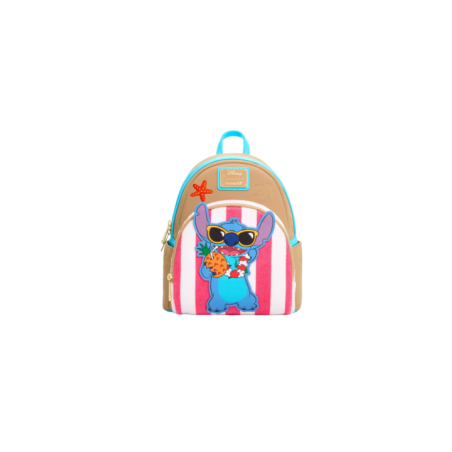 Sac a dos loungefly beach towel lilo & stitch