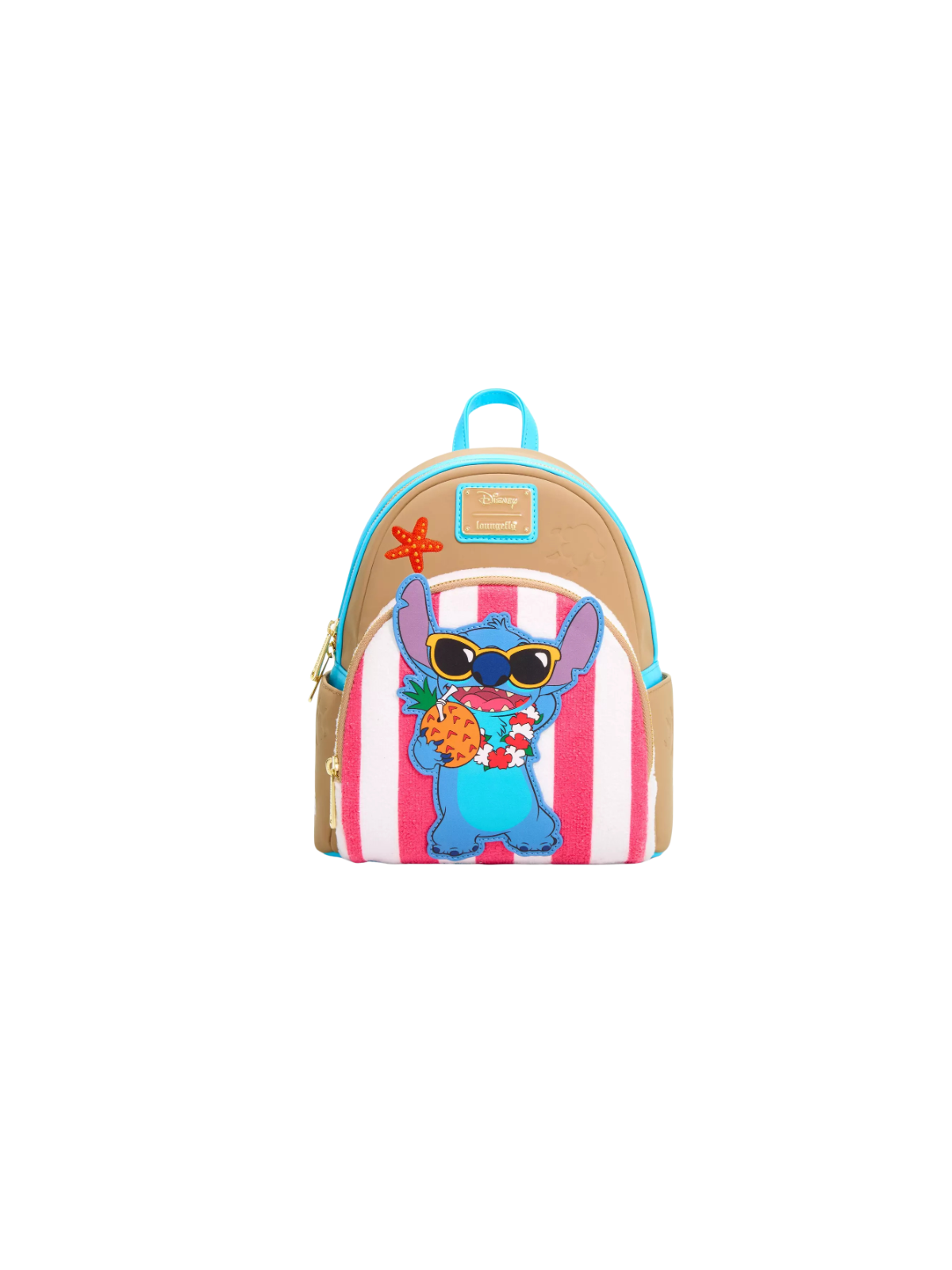 Sac a dos loungefly beach towel lilo & stitch