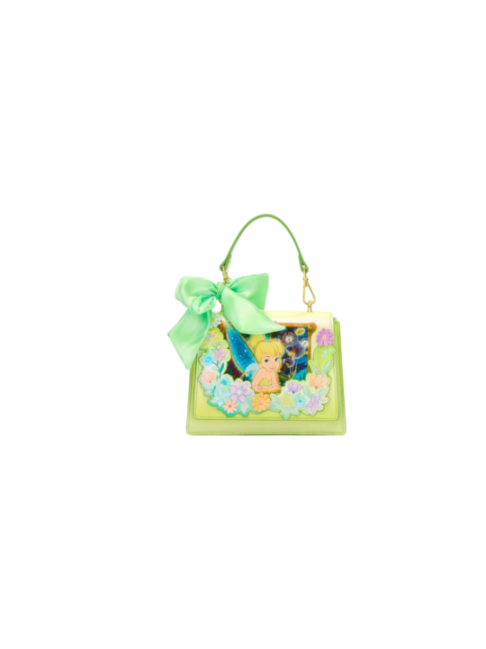 Sac a bandoulière loungefly flower irridescent fée clochette