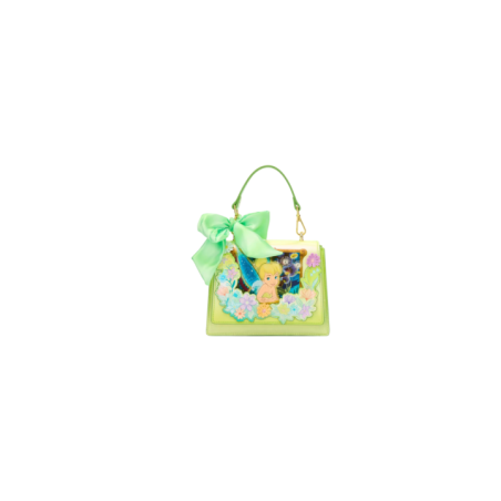 Sac a bandoulière loungefly flower irridescent fée clochette