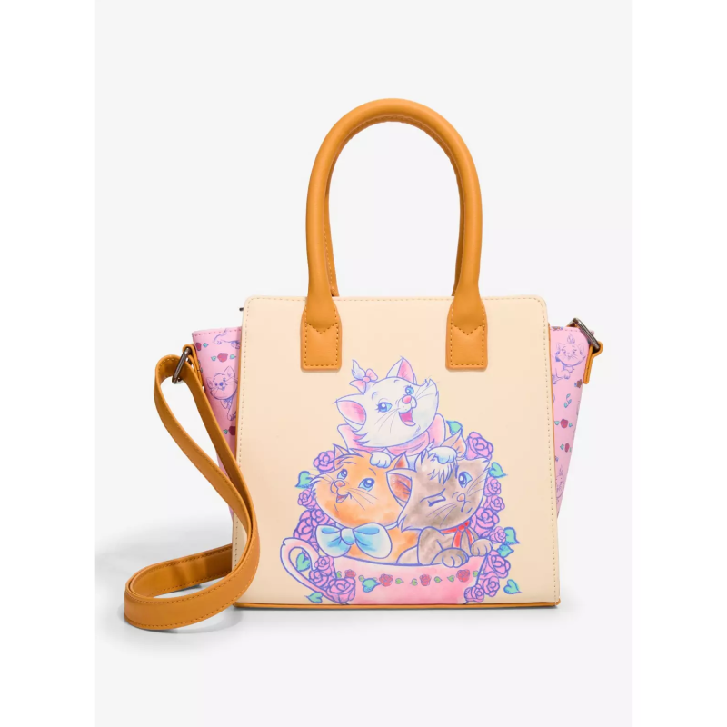 Sac a bandouliere loungefly floral les aristochats