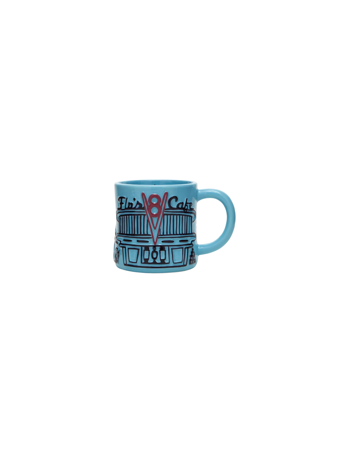 Mug Flo's café Cars Disney Import