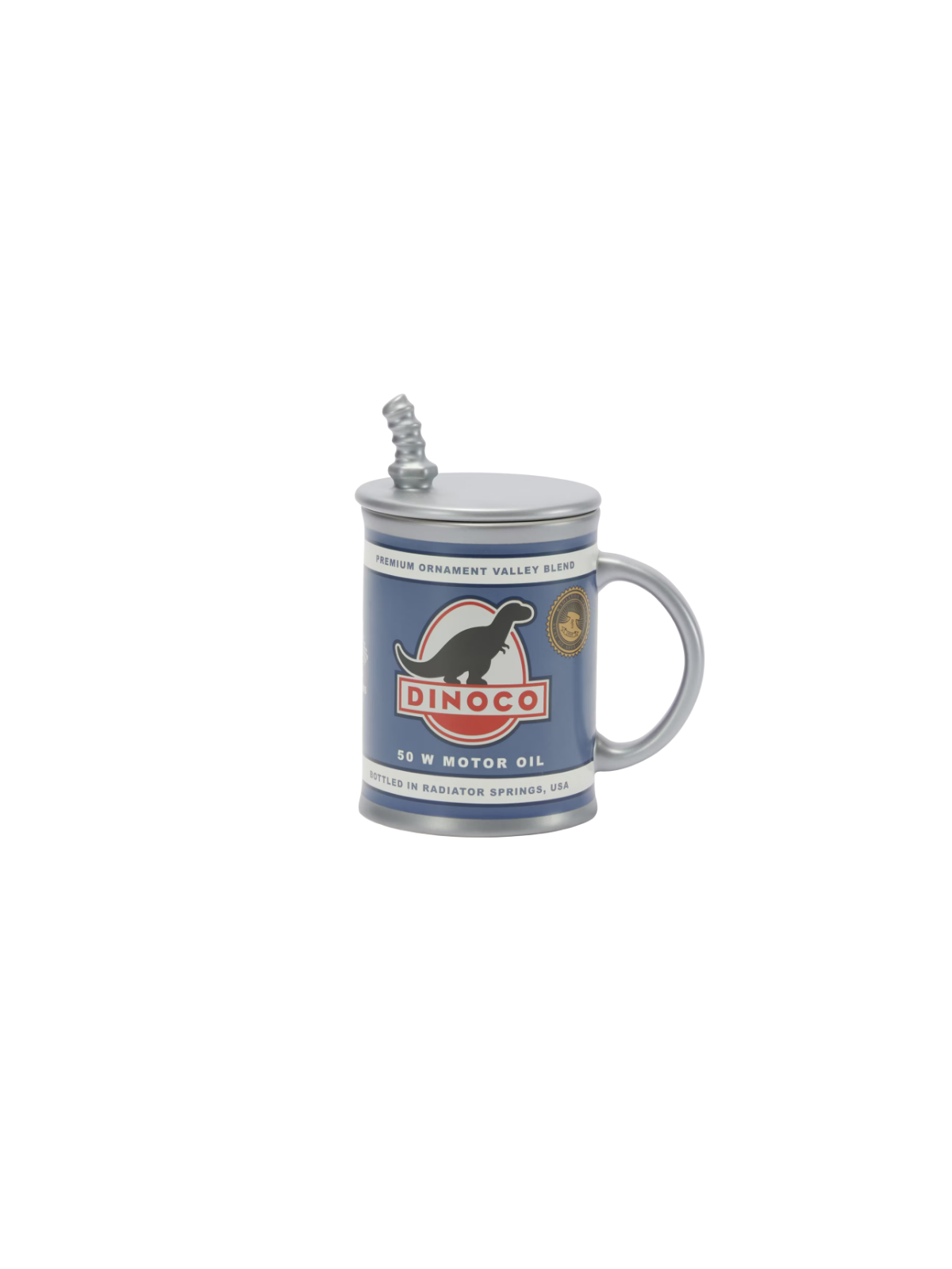 Mug Dinoco Motor Oil avec couvercle Cars Disney