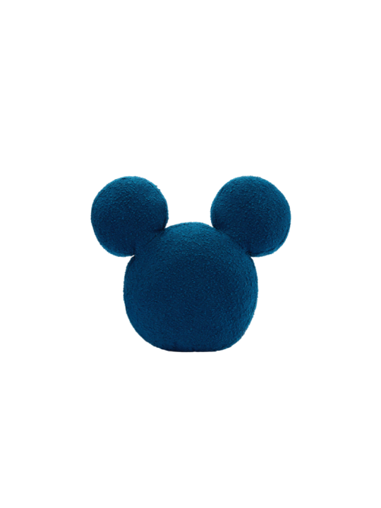 Coussin lesté bleu marine en forme de tête de Mickey Home Haven Disney