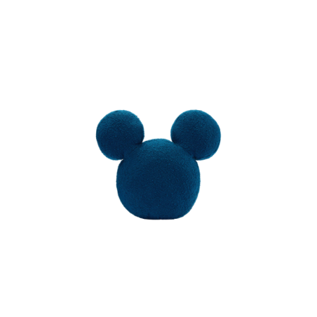 Coussin lesté bleu marine en forme de tête de Mickey Home Haven Disney
