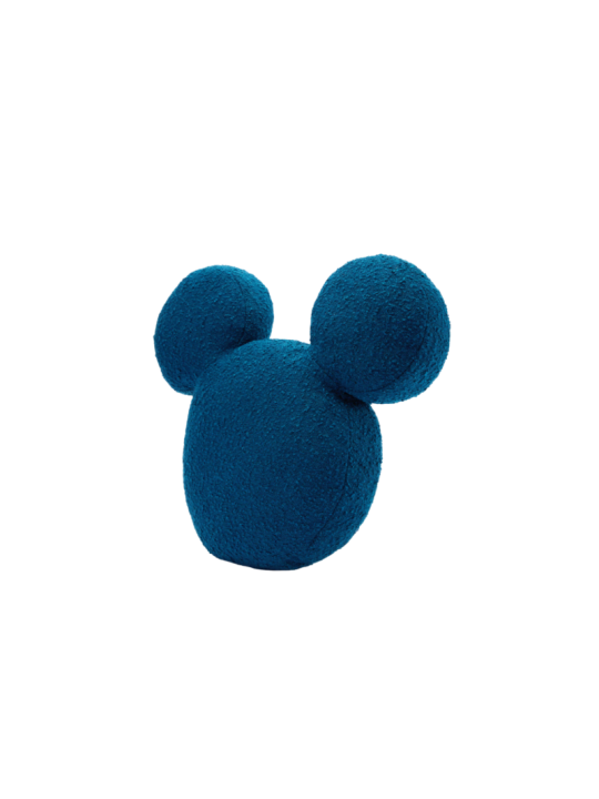 Coussin lesté bleu marine en forme de tête de Mickey Home Haven Disney