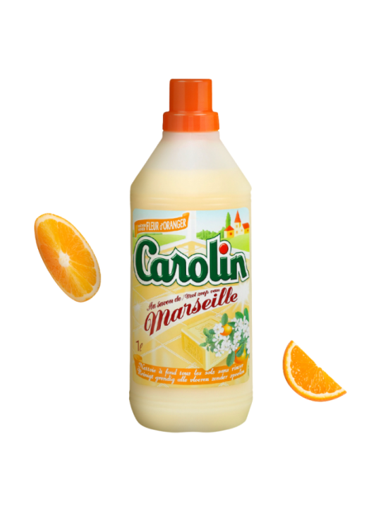 Nettoyant sols au savon de Marseille - CAROLIN 1L