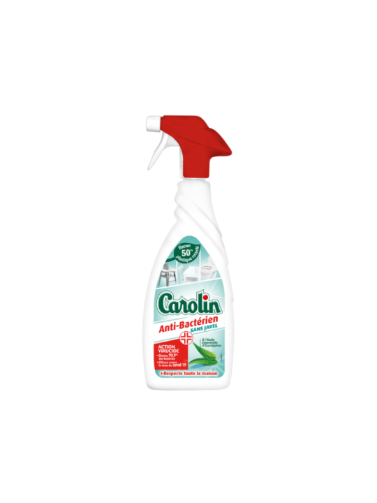 Spray anti bactérien 650 ml - CAROLIN