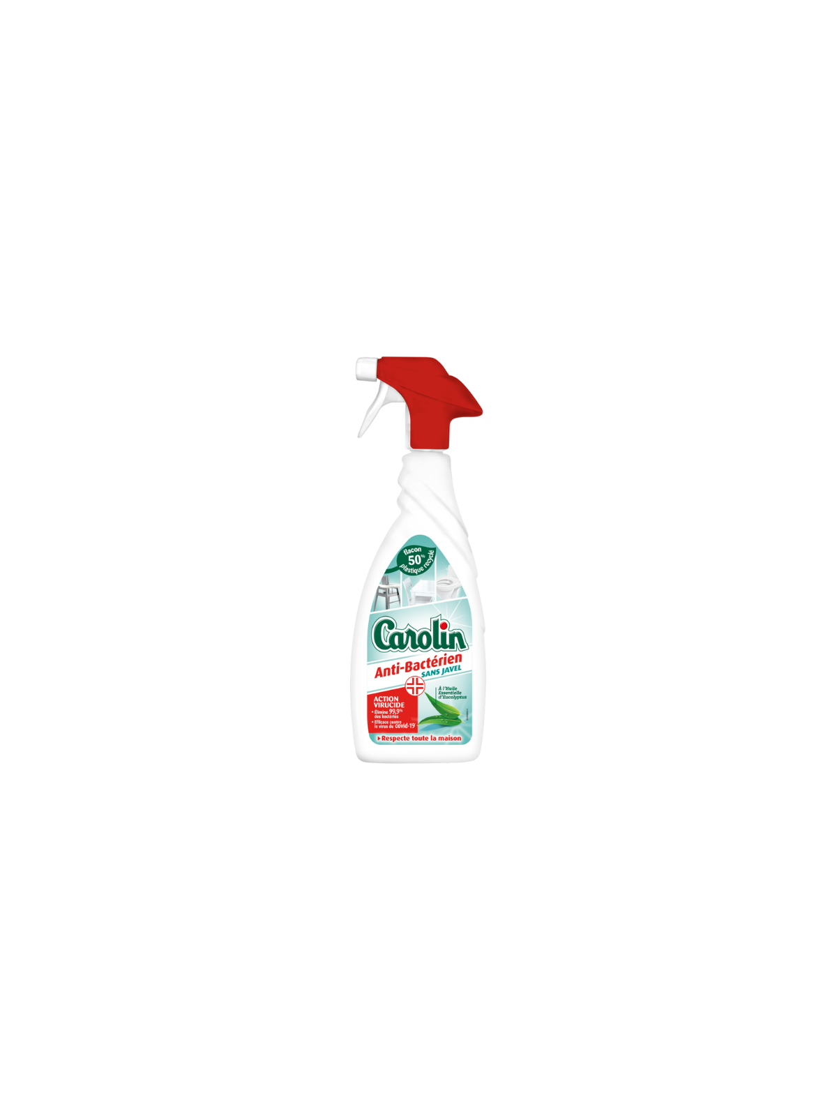Spray anti bactérien 650 ml - CAROLIN
