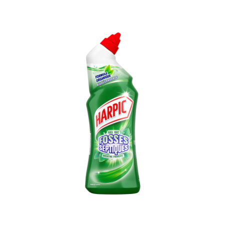 Gel Wc Fosses Septiques Menthe 750 ml - HARPIC Propreté et Fraîcheur