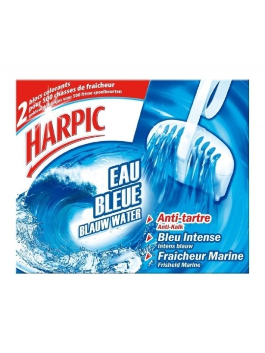 Blocs Wc Anti-Tartre Eau Bleue - HARPIC