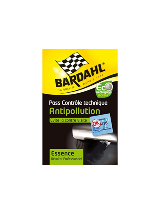 contrôle anti pollution Essence - BARDAHL 9044