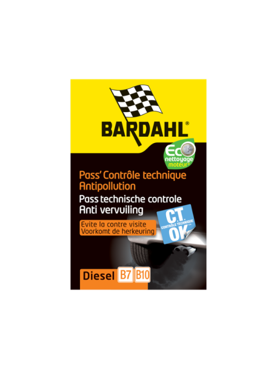 Controle anti pollution Diesel BARDAHL