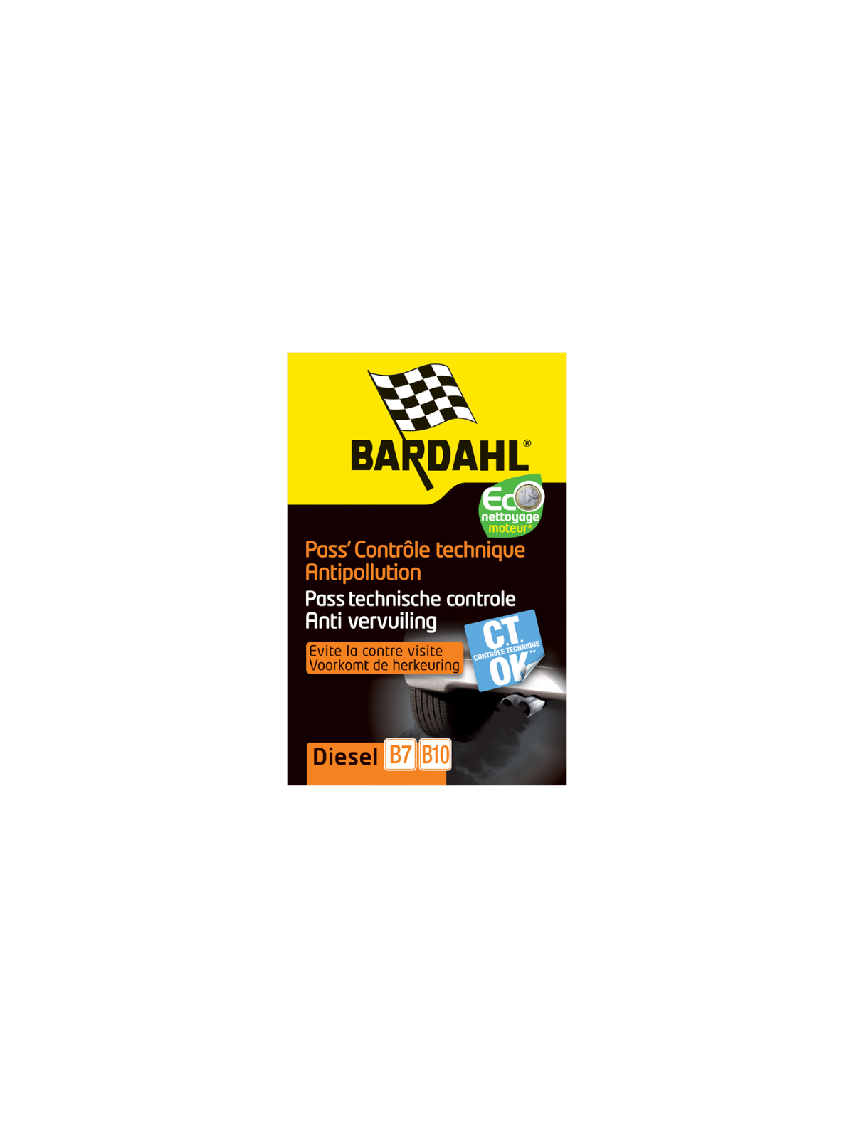 Controle anti pollution Diesel BARDAHL