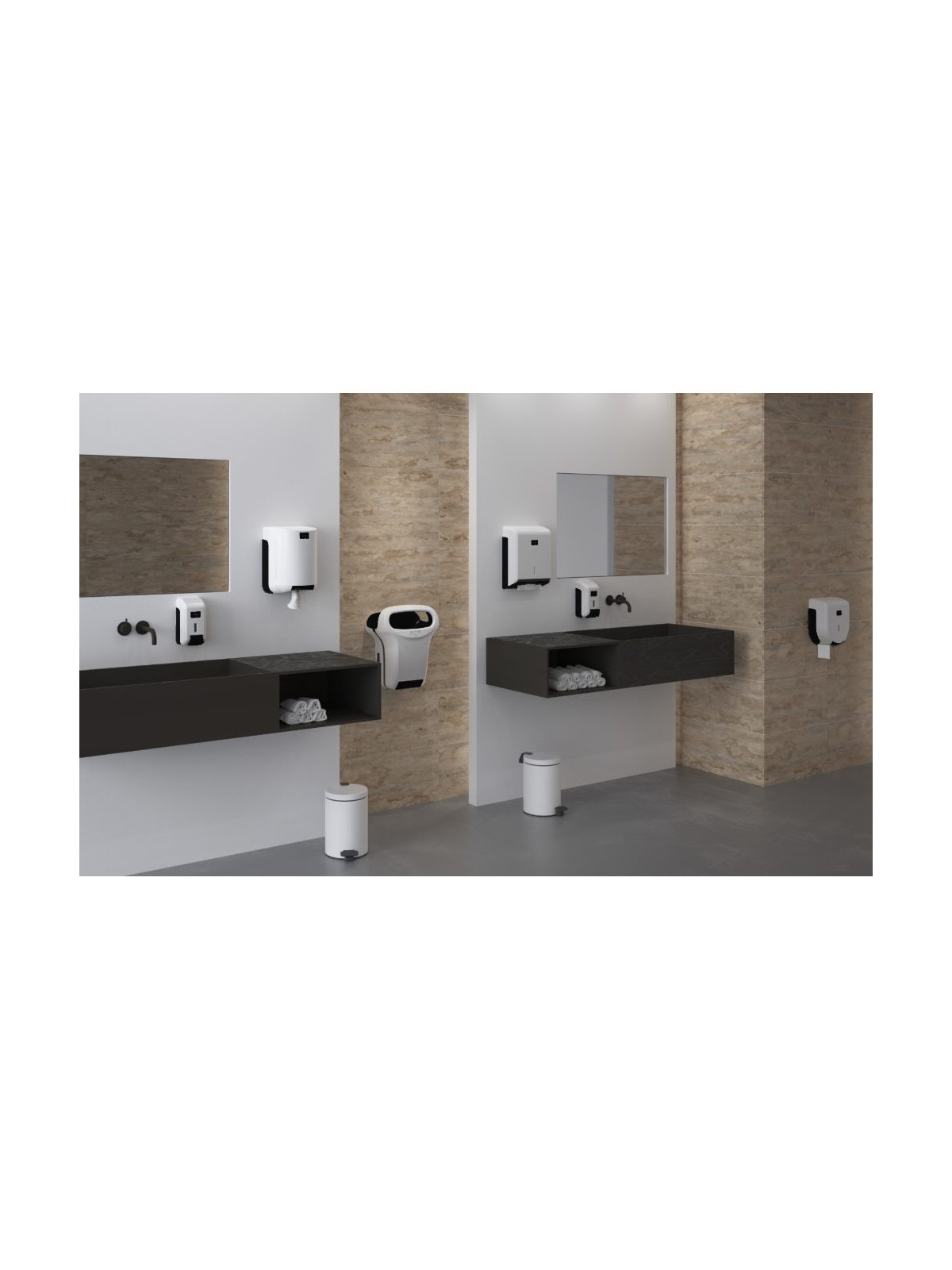 Distributeur de papier dévidage - JVD Jumbo 899605 Qualité et Praticité