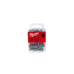 Embouts TORX TX20 25mm 25pcs - MILWAUKEE 4932399596 Qualité Professionnelle