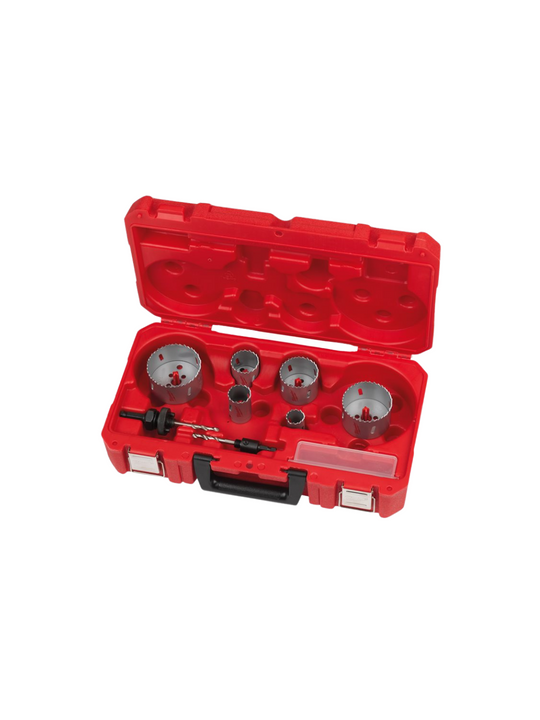 Coffret scie cloche bimétal 10 pcs MILWAUKEE 4932464719