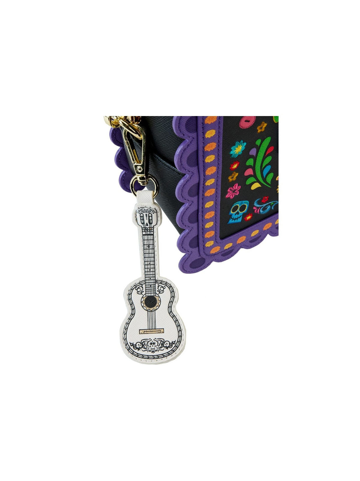 Sac Bandoulière Miguel Floral Skull COCO LOUNGEFLY