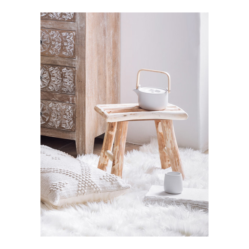Tabouret Woody Peuplier Atmosphera