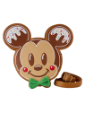 Sac Bandoulière Cookie Pain d'épice Mickey et Minnie LOUNGEFLY