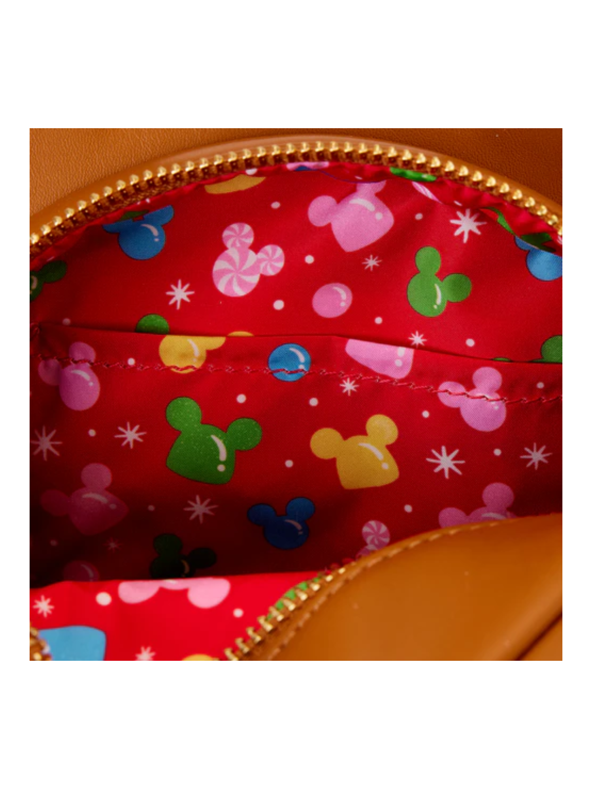 Sac Bandoulière Cookie Pain d'épice Mickey et Minnie LOUNGEFLY