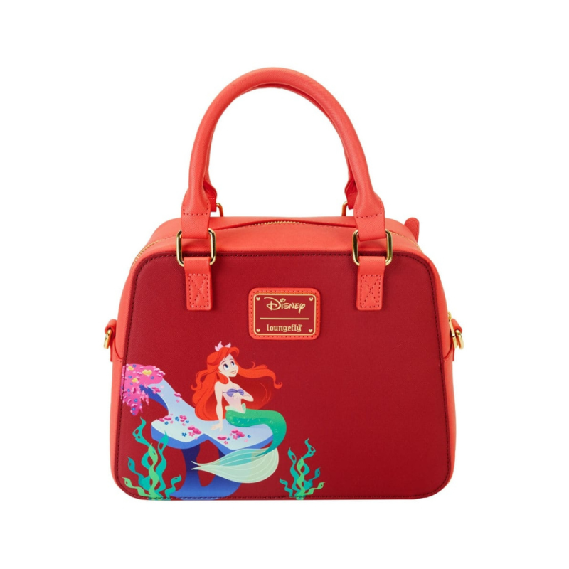 Sac Bandoulière Ariel Face La Petite Sirène 35e Anniversaire LOUNGEFLY