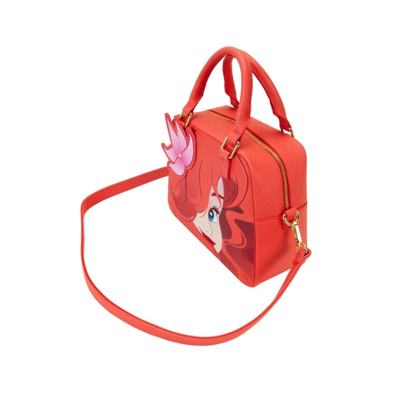 Sac Bandoulière Ariel Face La Petite Sirène 35e Anniversaire LOUNGEFLY