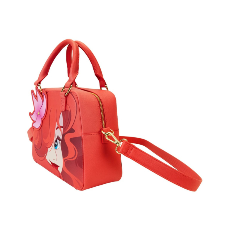 Sac Bandoulière Ariel Face La Petite Sirène 35e Anniversaire LOUNGEFLY