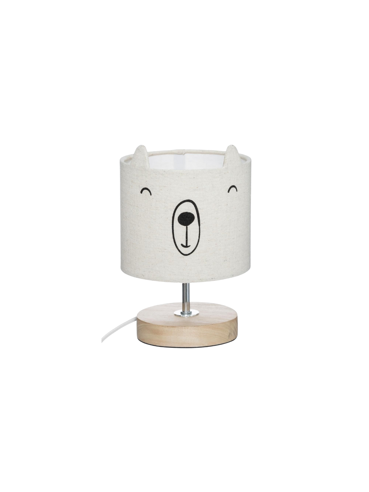 Lampe ourson enfant Toxey Beige 21 cm Atmosphera