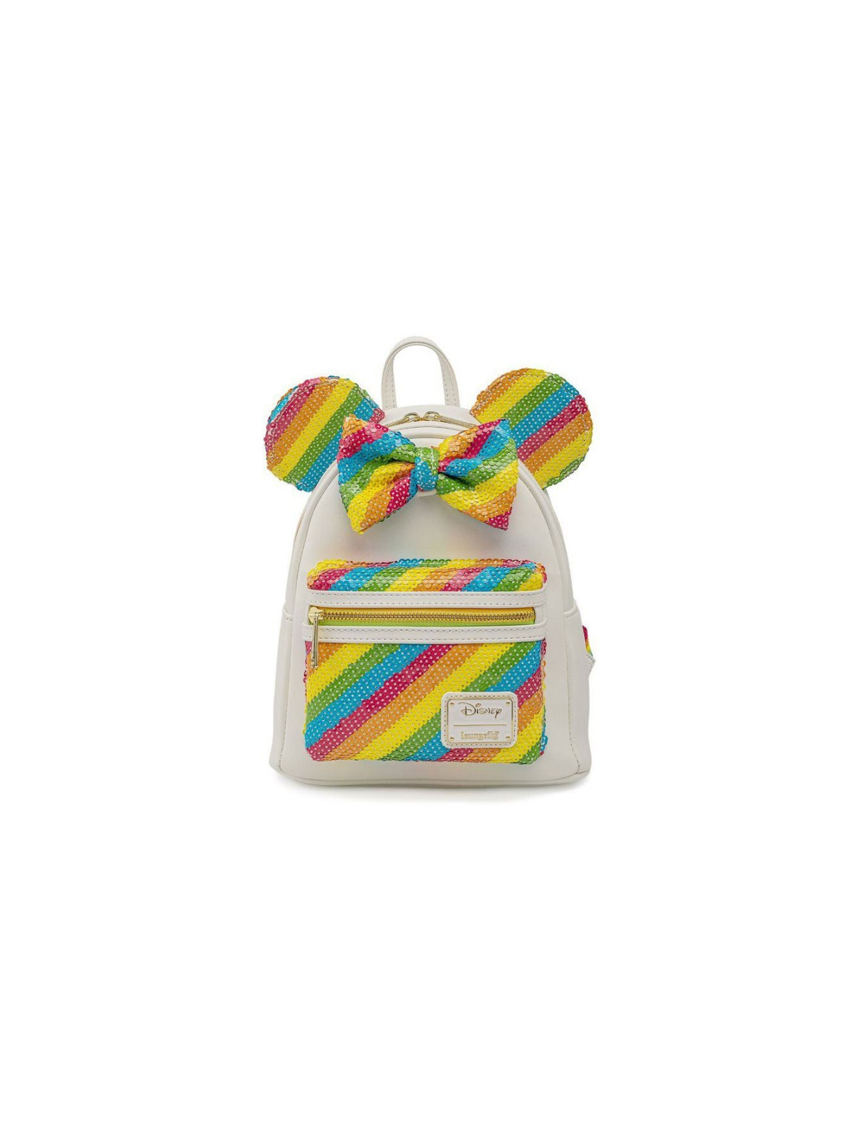 Sac a dos Sequin Rainbow Minnie LOUNGEFLY