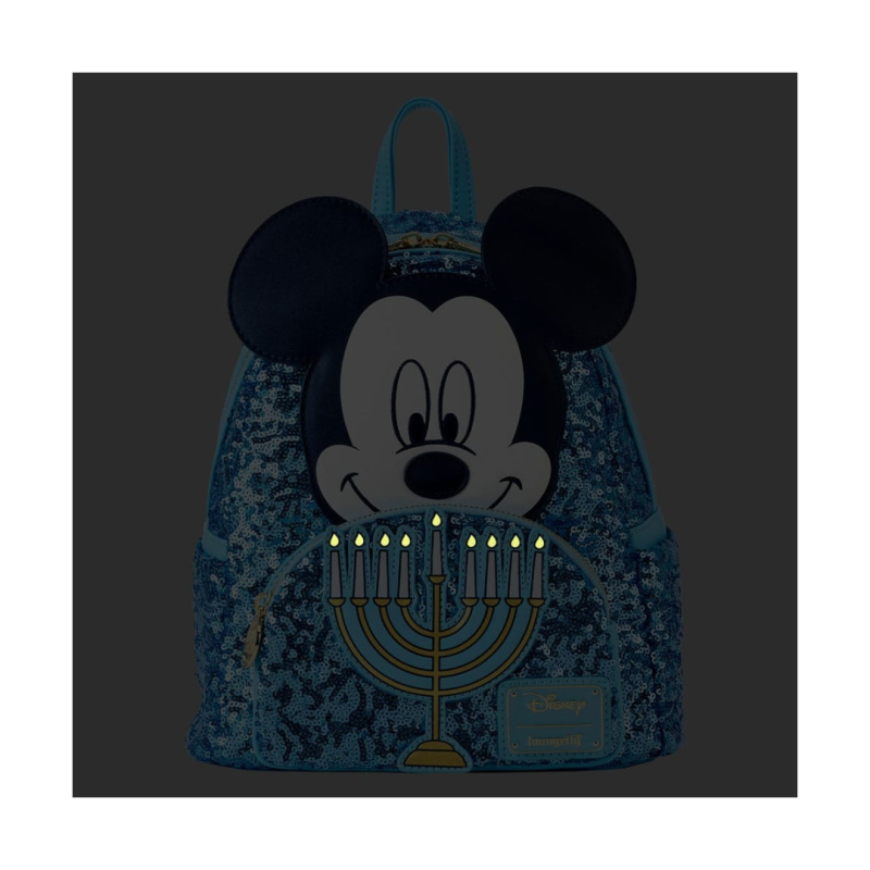 Sac à dos Joyeux Hannukkah Menorah Mickey LOUNGEFLY