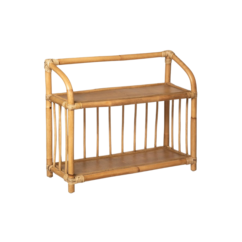 Bibliothèque enfant rotin 50 cm Atmosphera