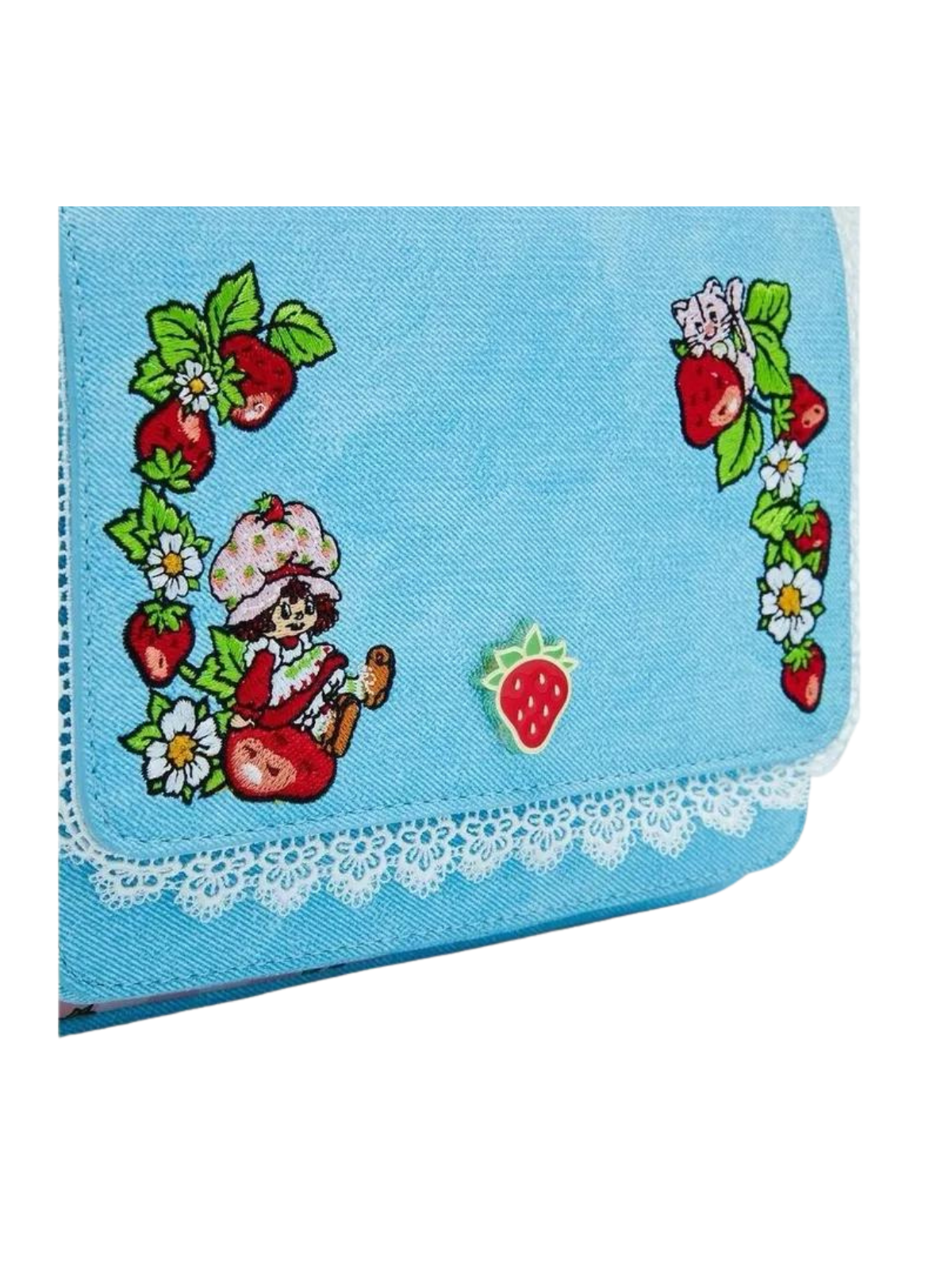 Sac à dos Denim Charlotte aux Fraises Loungefly