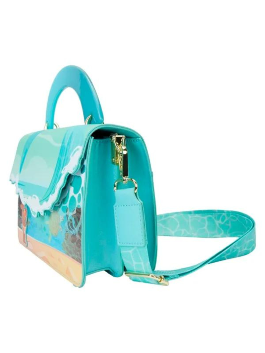 Sac en bandoulière Vagues d'océan Vaiana LOUNGEFLY