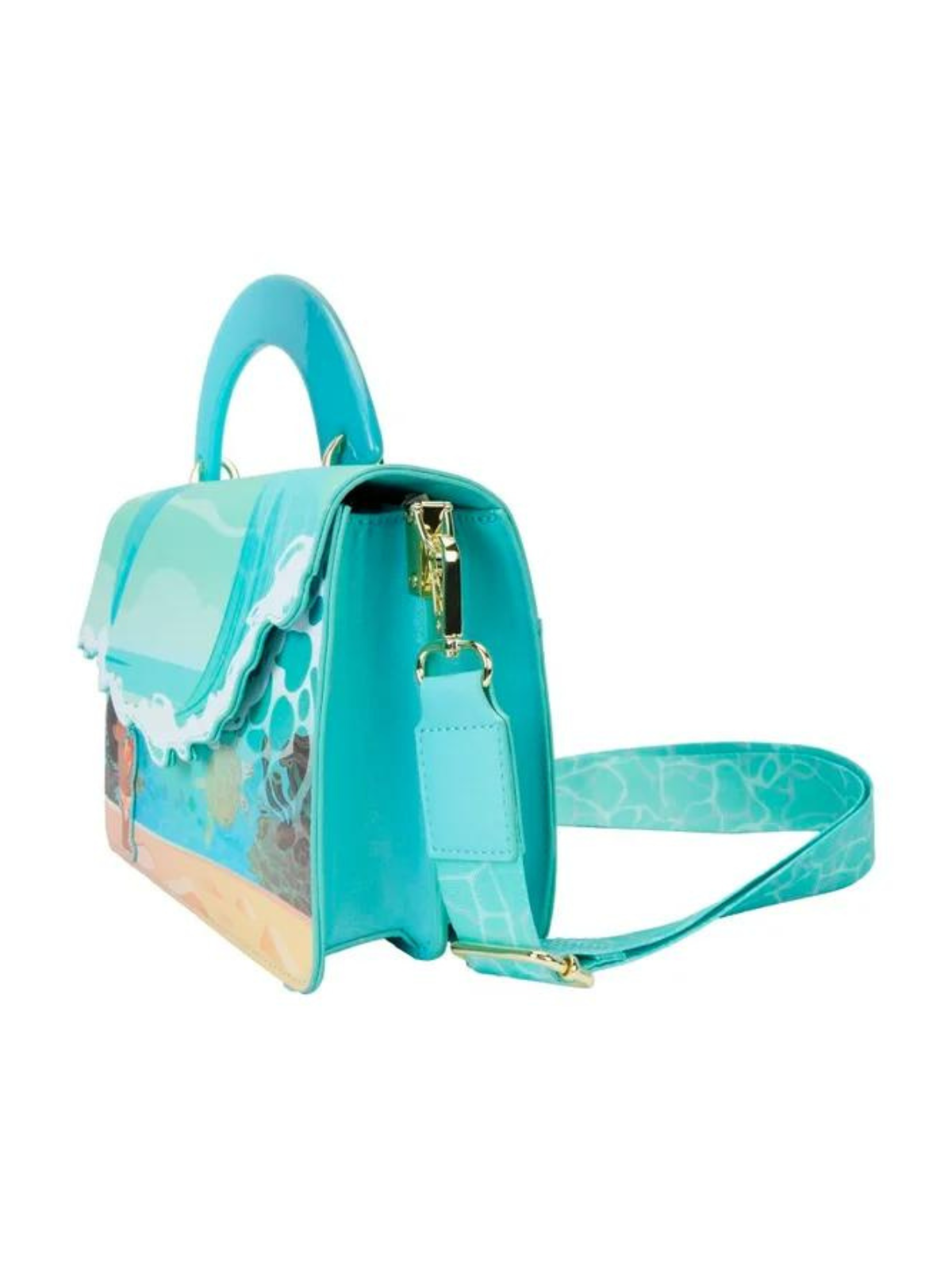 Sac en bandoulière Vagues d'océan Vaiana LOUNGEFLY